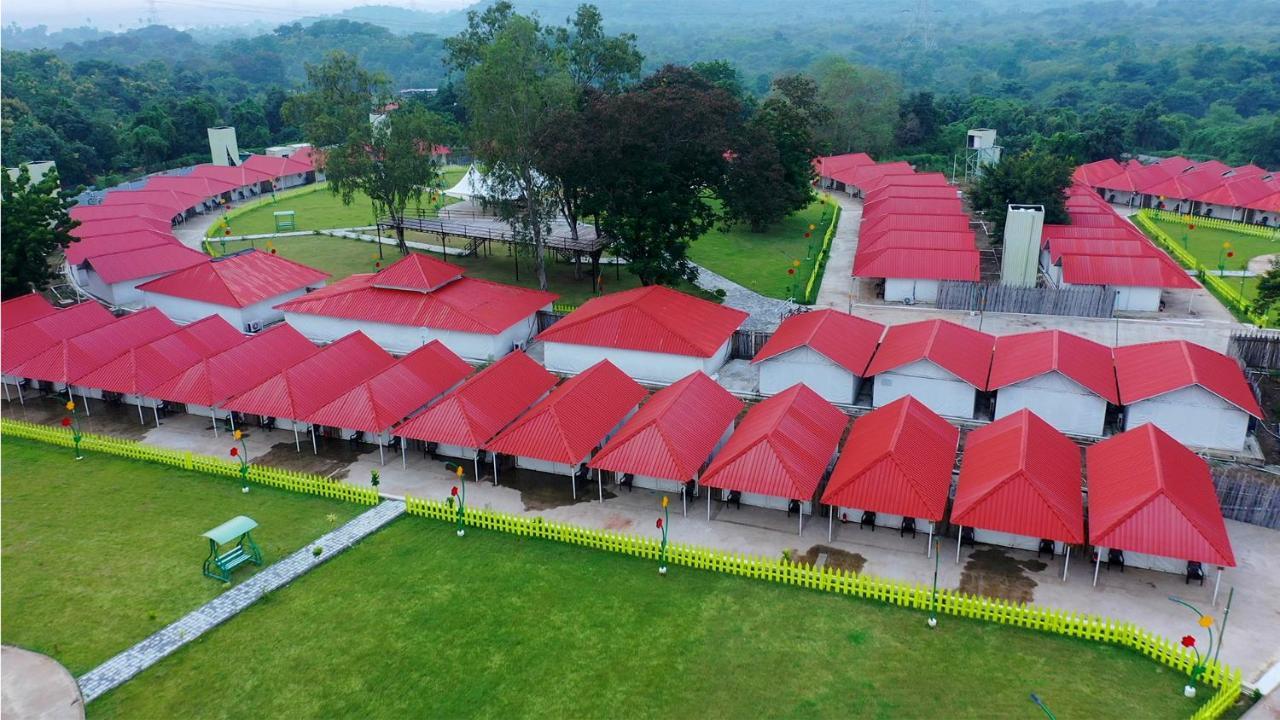 Praveg Tent City Narmada, Statue Of Unity Kevadia Bagian luar foto