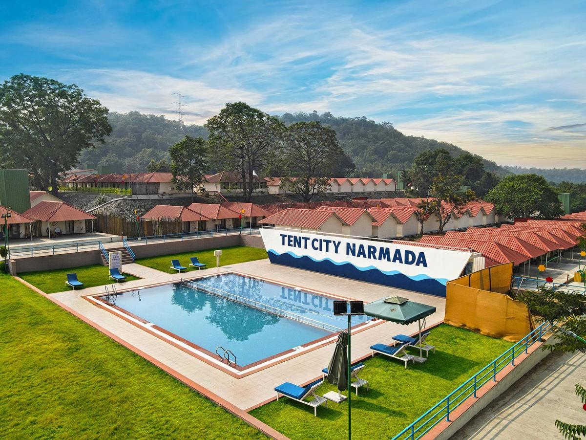 Praveg Tent City Narmada, Statue Of Unity Kevadia Bagian luar foto
