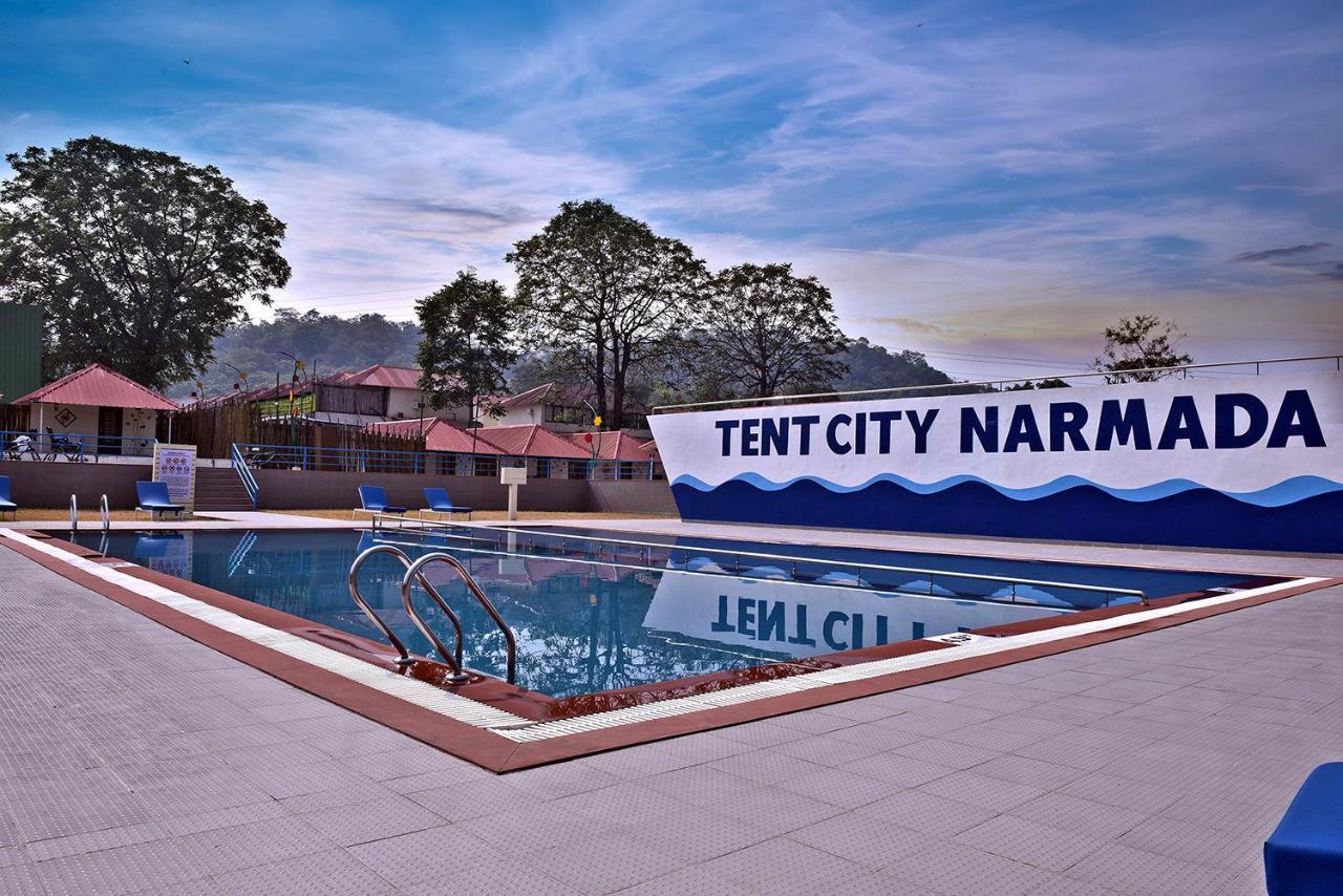 Praveg Tent City Narmada, Statue Of Unity Kevadia Bagian luar foto